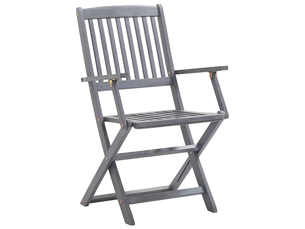 Klappbare Gartenstühle 6 Stk.| Outdoor-Stuhl mit Kissen Massivholz Akazie -gkd416162