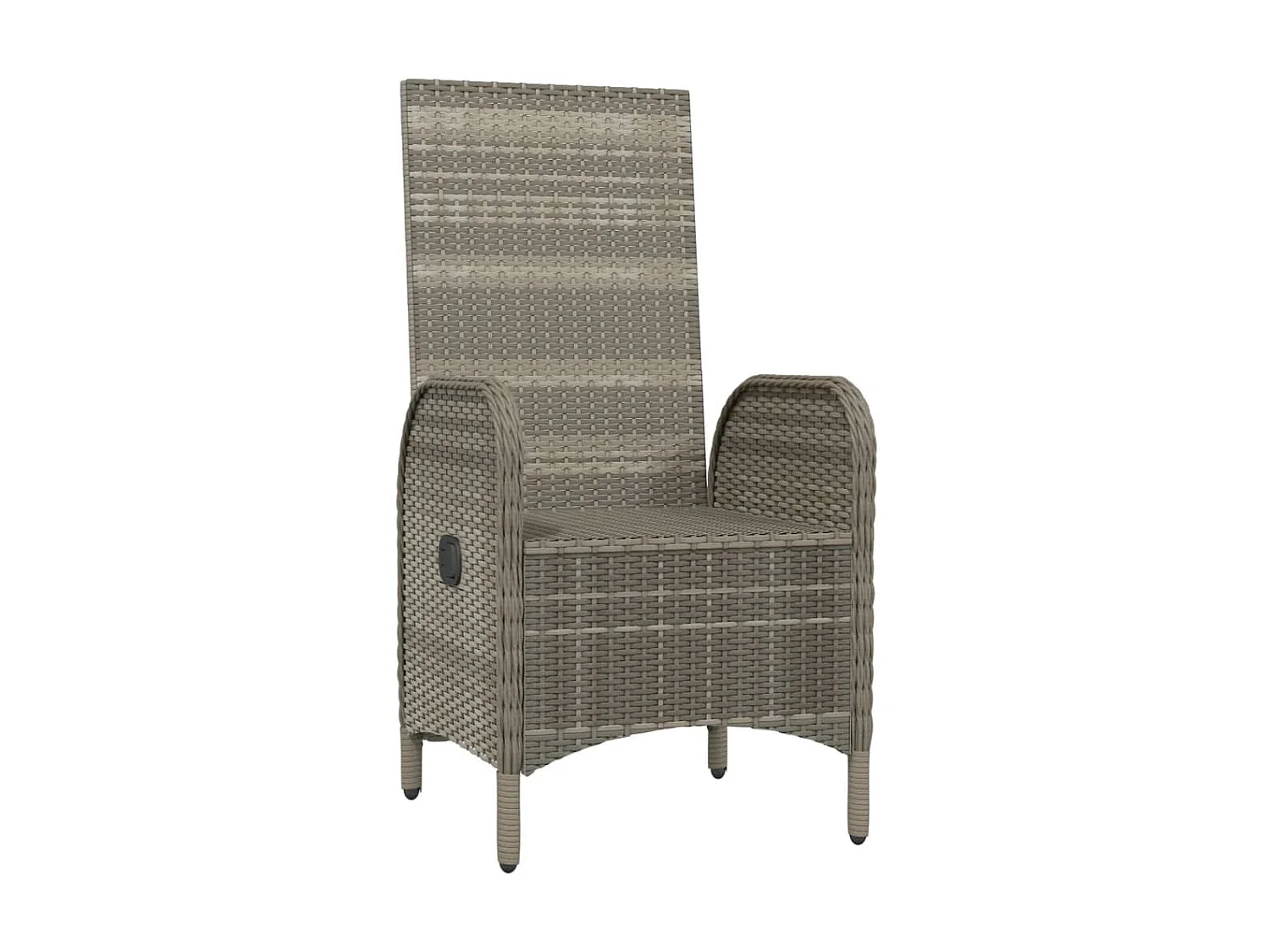 Chaises d'extérieur 2 pcs Résine tressée Gris SEF59252