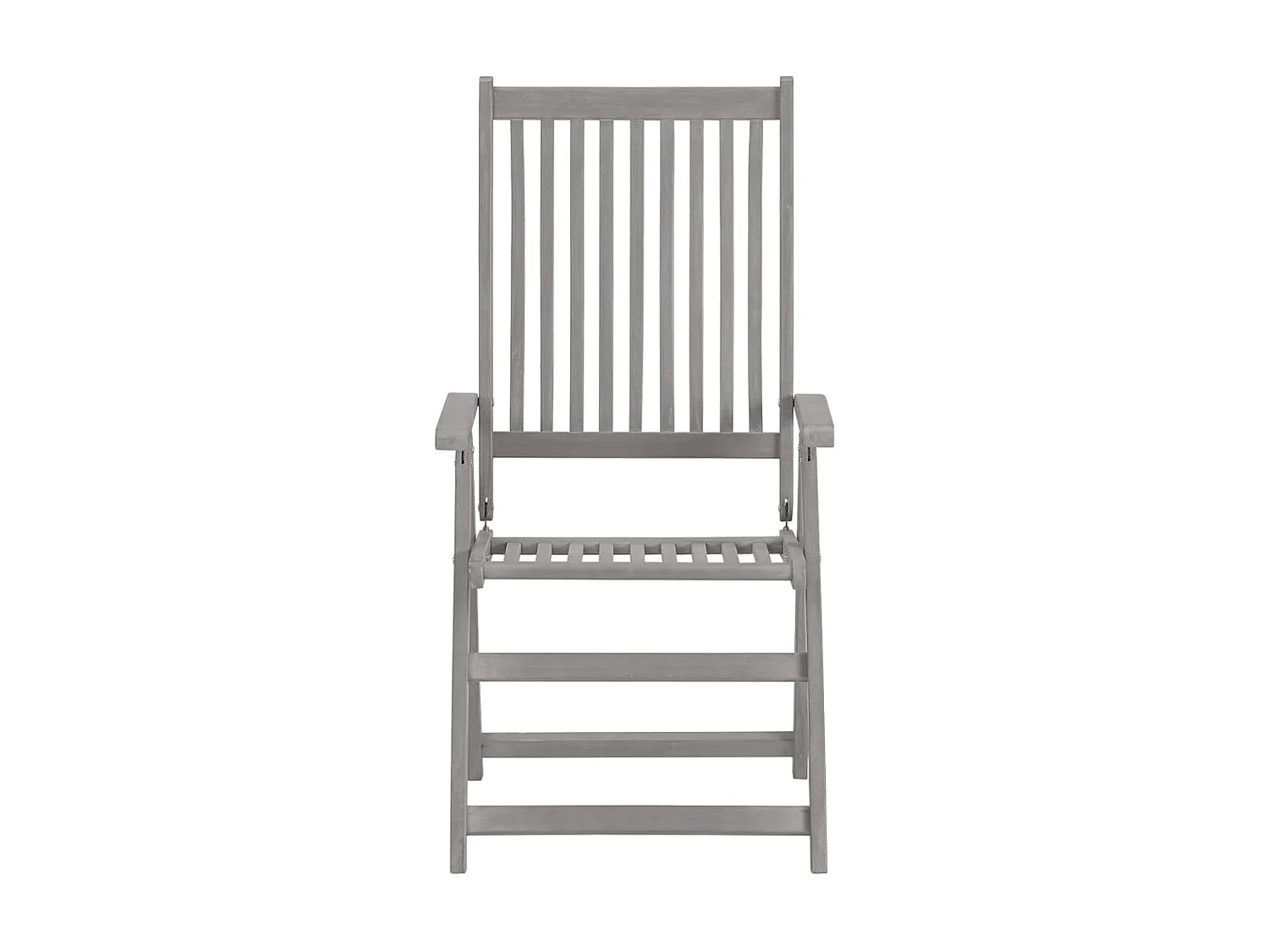 Cadeiras jardim reclináveis 2 pcs madeira acácia maciça cinza PT755048