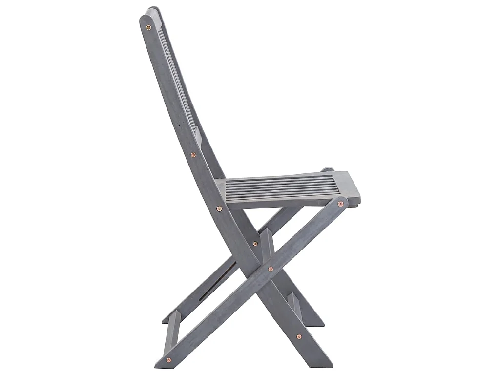 Klappbare Gartenstühle 6 Stk.| Outdoor-Stuhl Massivholz Akazie -gkd857294