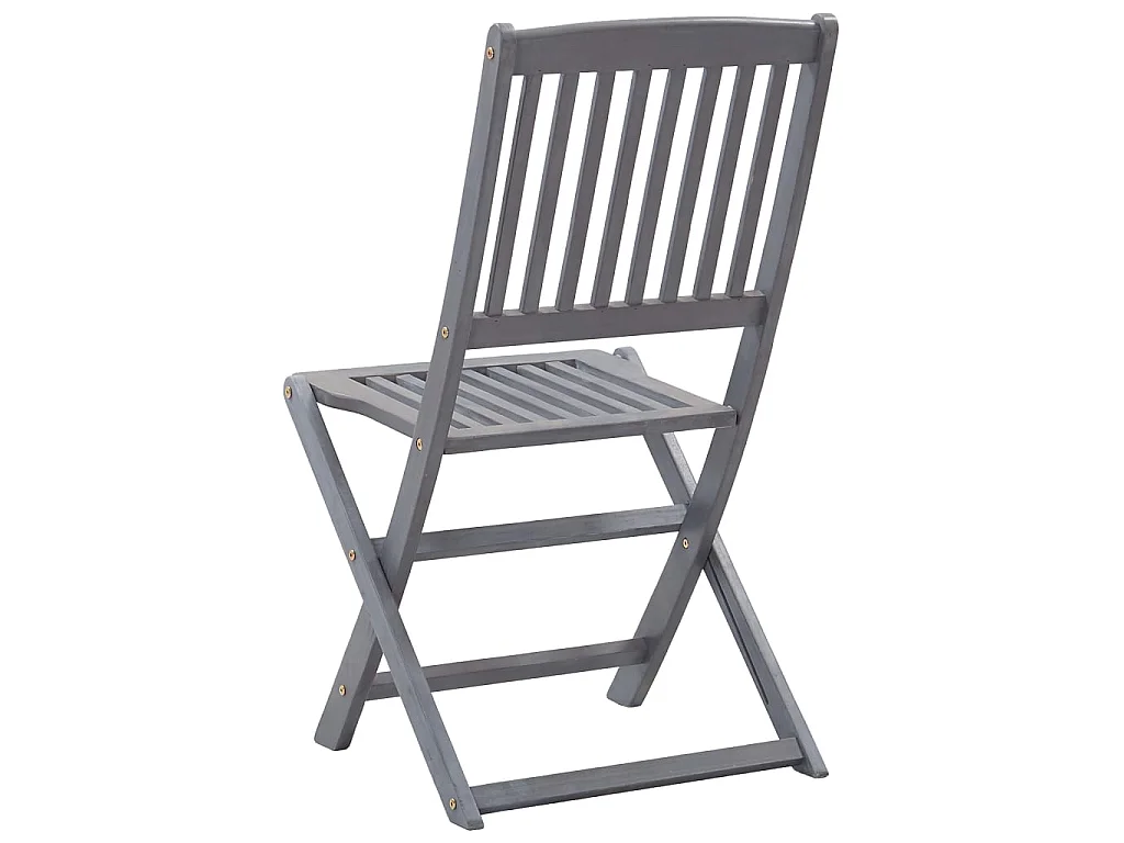 Klappbare Gartenstühle 6 Stk.| Outdoor-Stuhl Massivholz Akazie -gkd857294