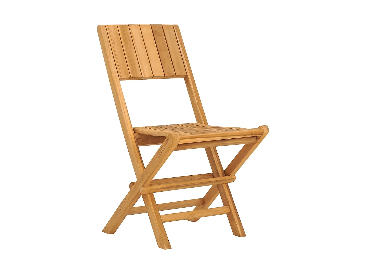 Chaises de jardin pliantes 4 pcs 47x61x90 cm bois massif teck SEF96589