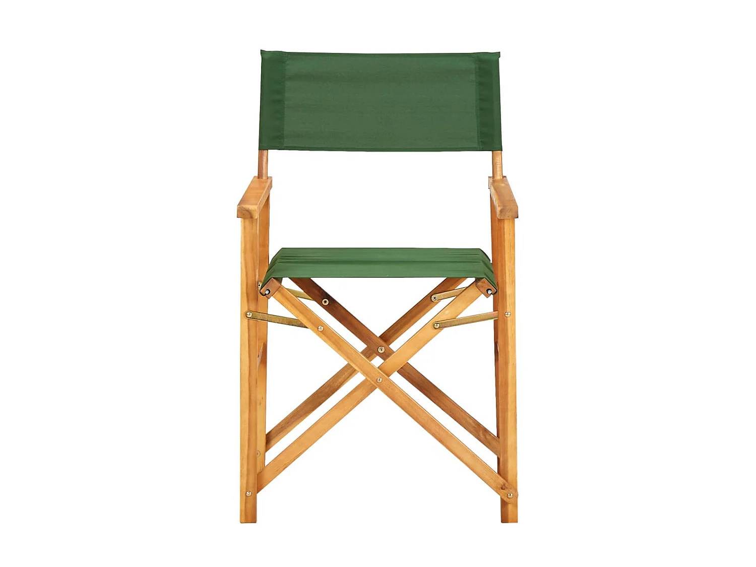 Regisseursstoelen 2 st massief acaciahout groen NL93471