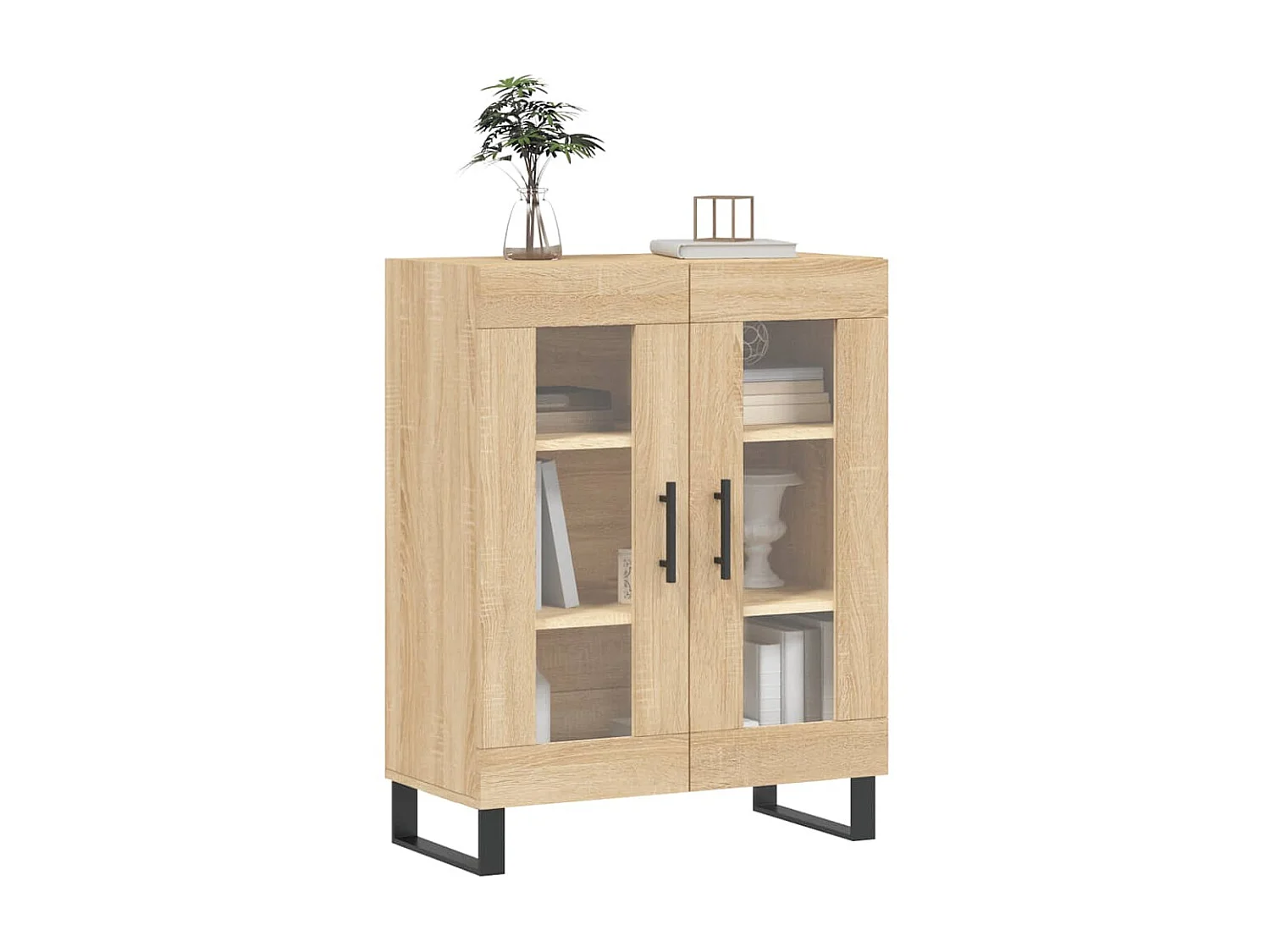 Sideboard Anrichte Sonoma-Eiche 69,5x34x90 cm Holzwerkstoff -RM35022