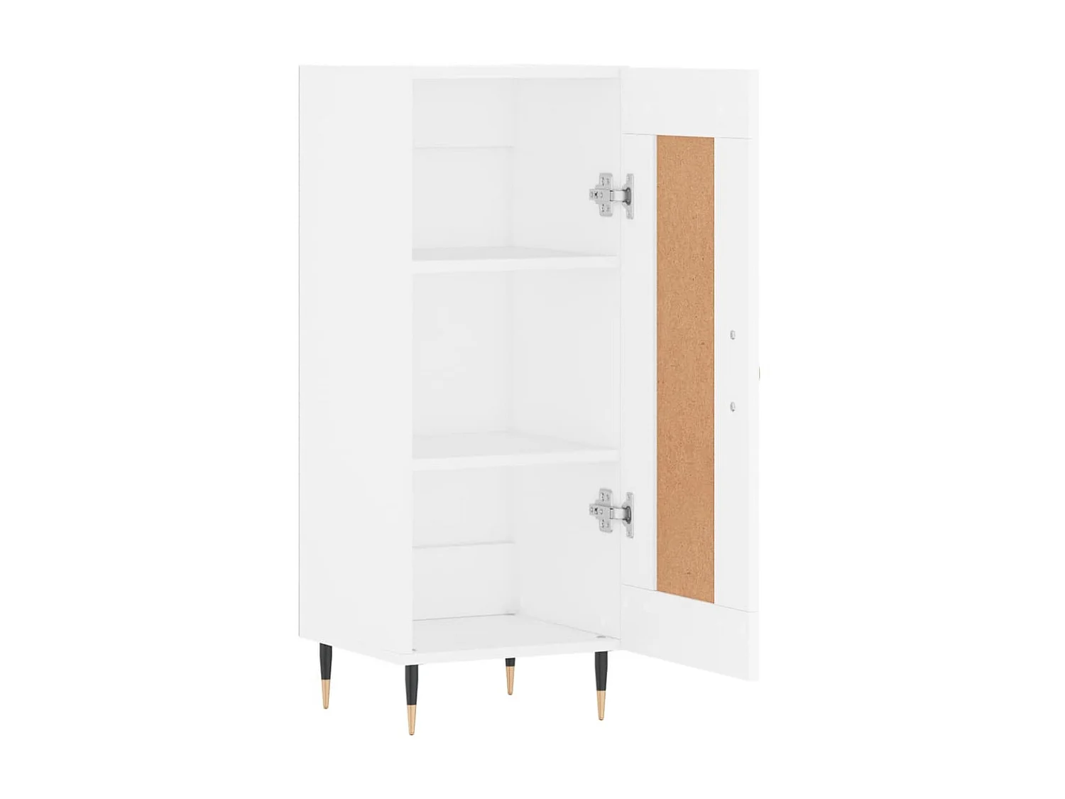 Sideboard Weiß Anrichte 34,5x34x90 cm Holzwerkstoff -RM49032