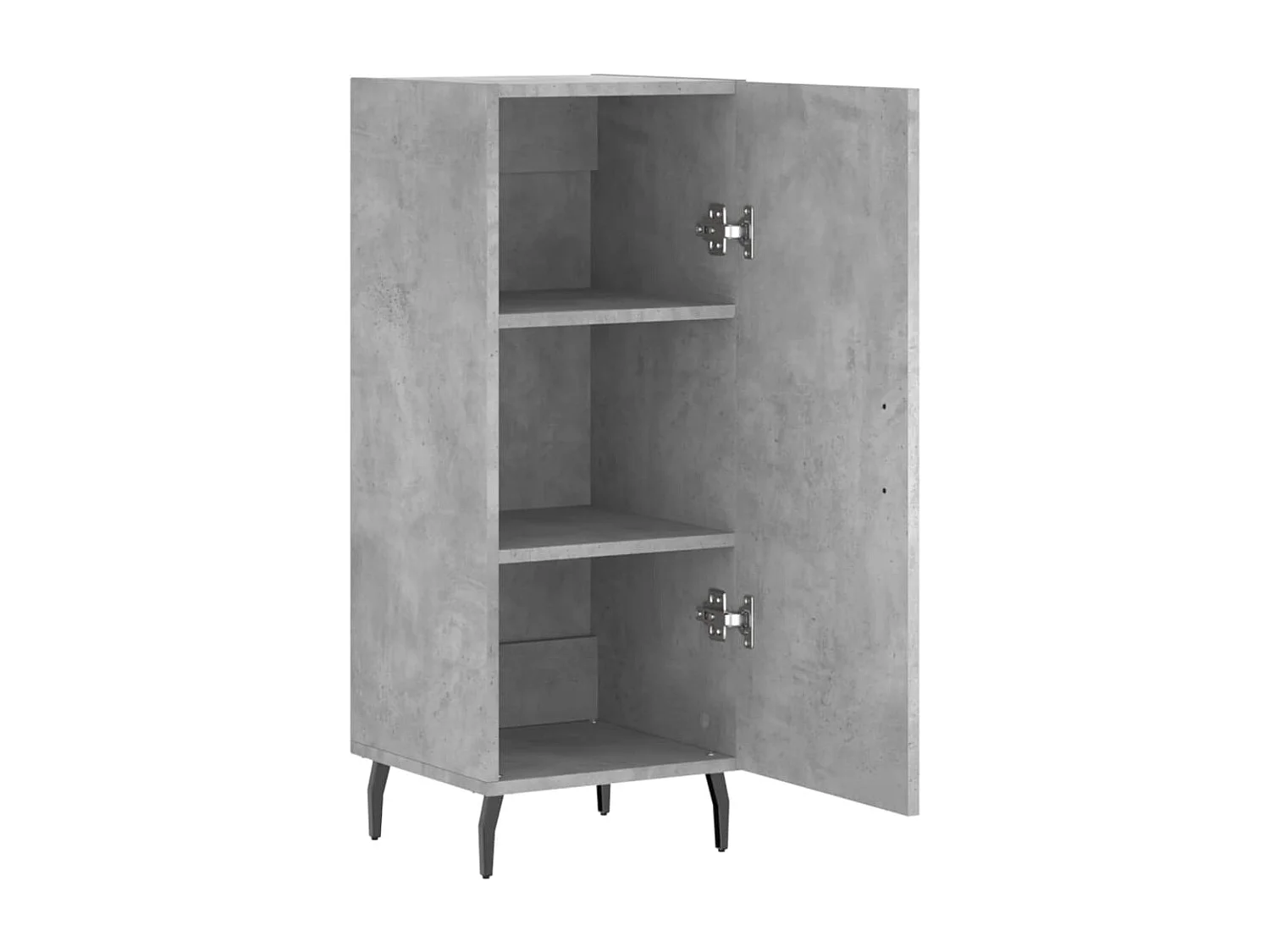 Sideboard Lowboard - Betongrau 34,5x34x90 cm Holzwerkstoff -RM62441