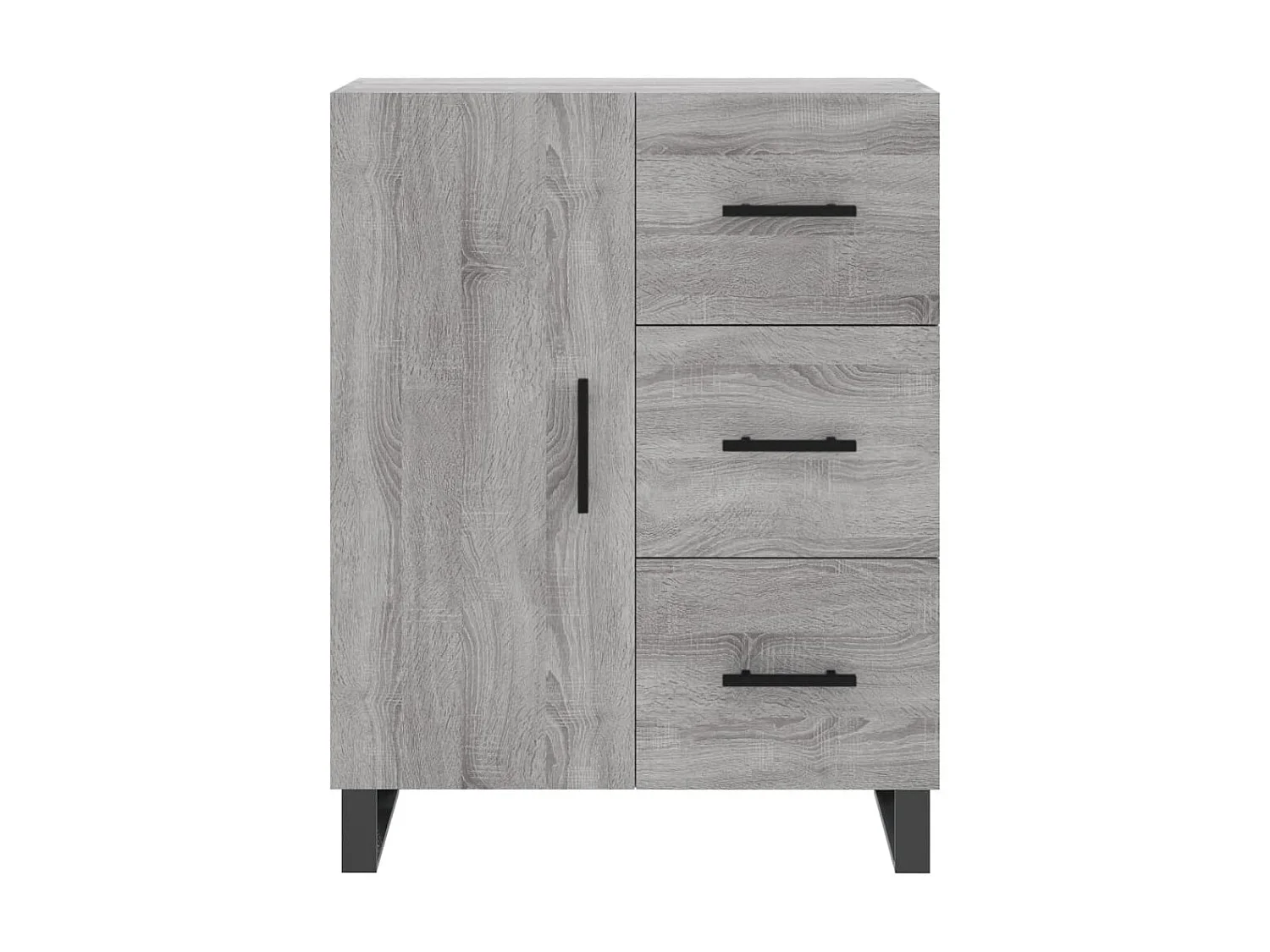 Sideboard Grau Sonoma - Lowboard 69,5x34x90 cm Holzwerkstoff -RM62622