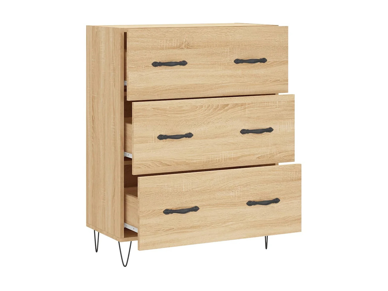 Sideboard Anrichte Sonoma-Eiche 69,5x34x90 cm Holzwerkstoff -RM32065