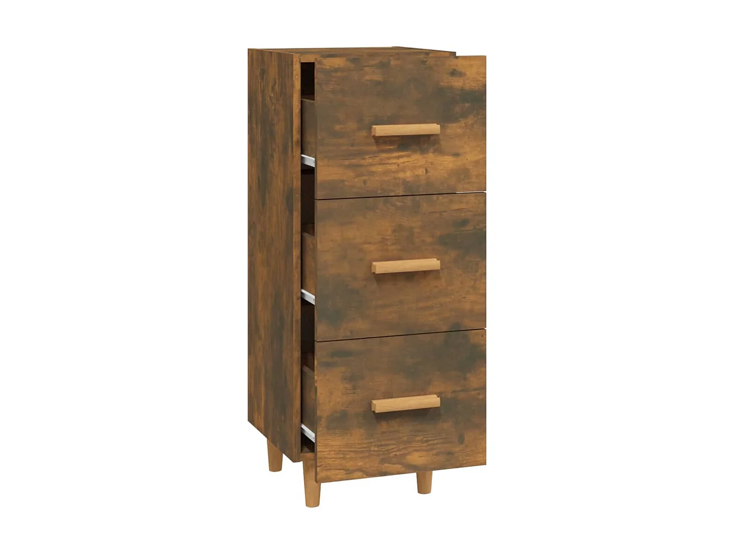 Sideboard Anrichte Räuchereiche 34,5x34x90 cm Holzwerkstoff -RM87250
