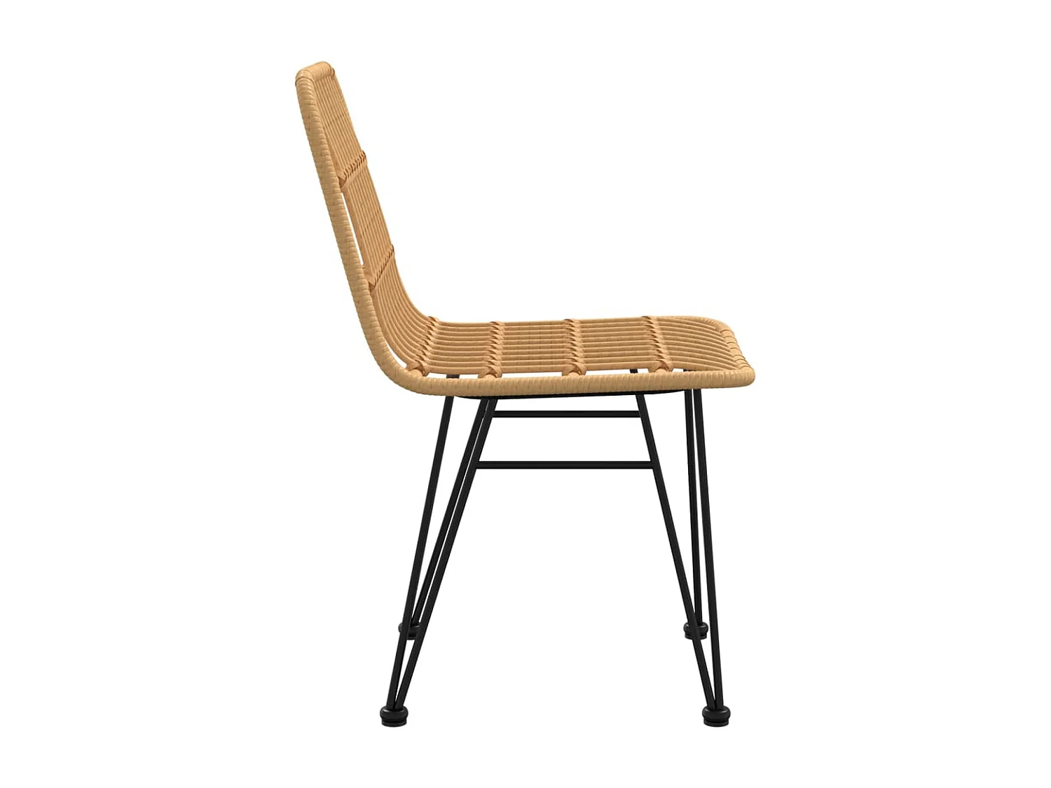 Tuinstoelen 2 st 48x62 84 cm PE-rattan NL43634