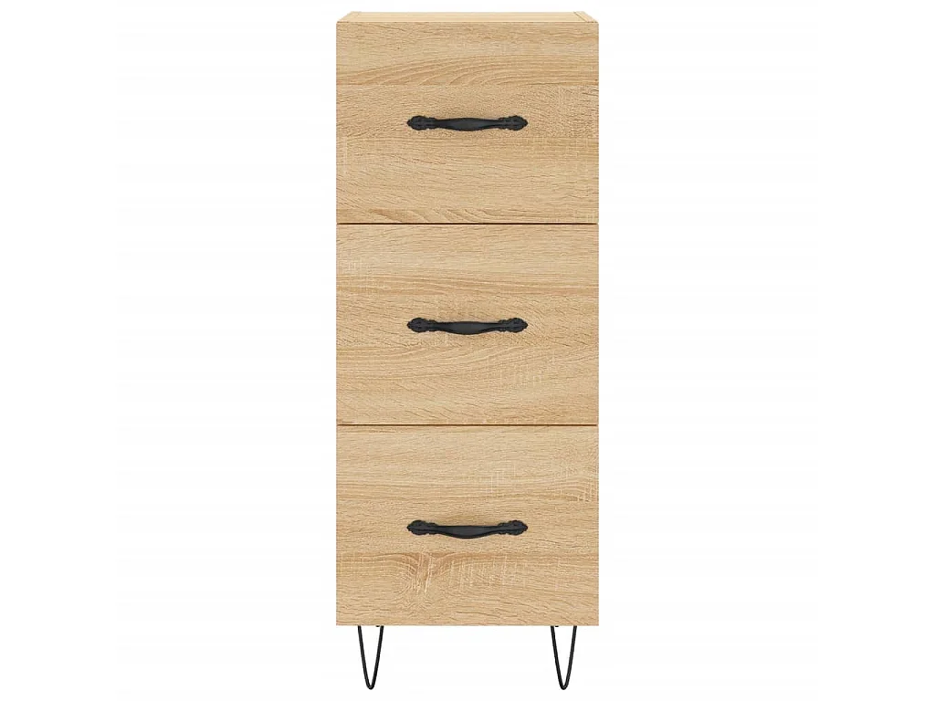 Sideboard Anrichte Sonoma-Eiche 34,5x34x90 cm Holzwerkstoff -RM78262
