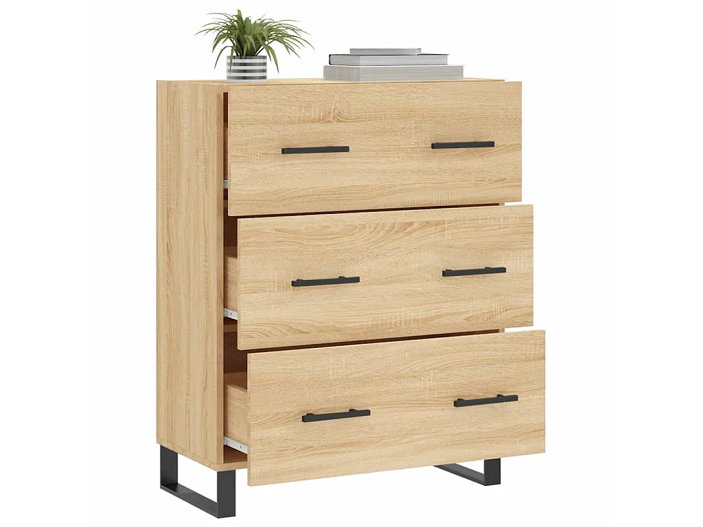 Sideboard Anrichte Sonoma-Eiche 69,5x34x90 cm Holzwerkstoff -RM19996