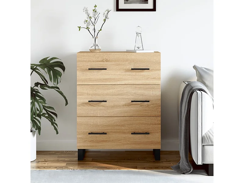 Sideboard Anrichte Sonoma-Eiche 69,5x34x90 cm Holzwerkstoff -RM19996