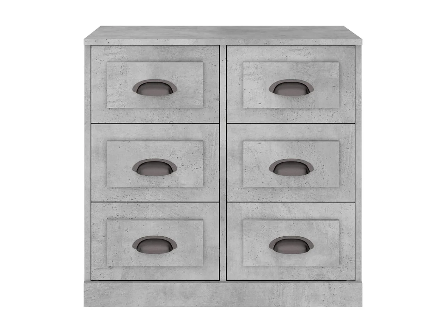 Sideboard Lowboard - Betongrau 70x35,5x67,5 cm Holzwerkstoff -RM11788