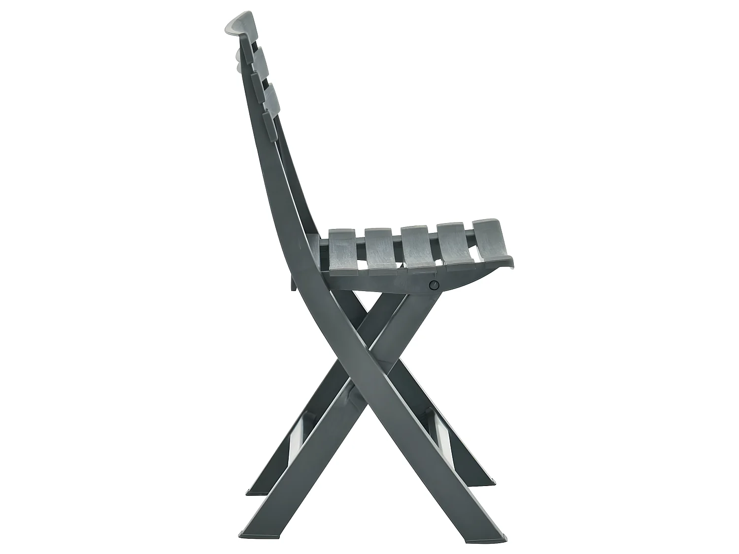 Chaises de jardin pliables 2 pcs Plastique Vert SEF93484