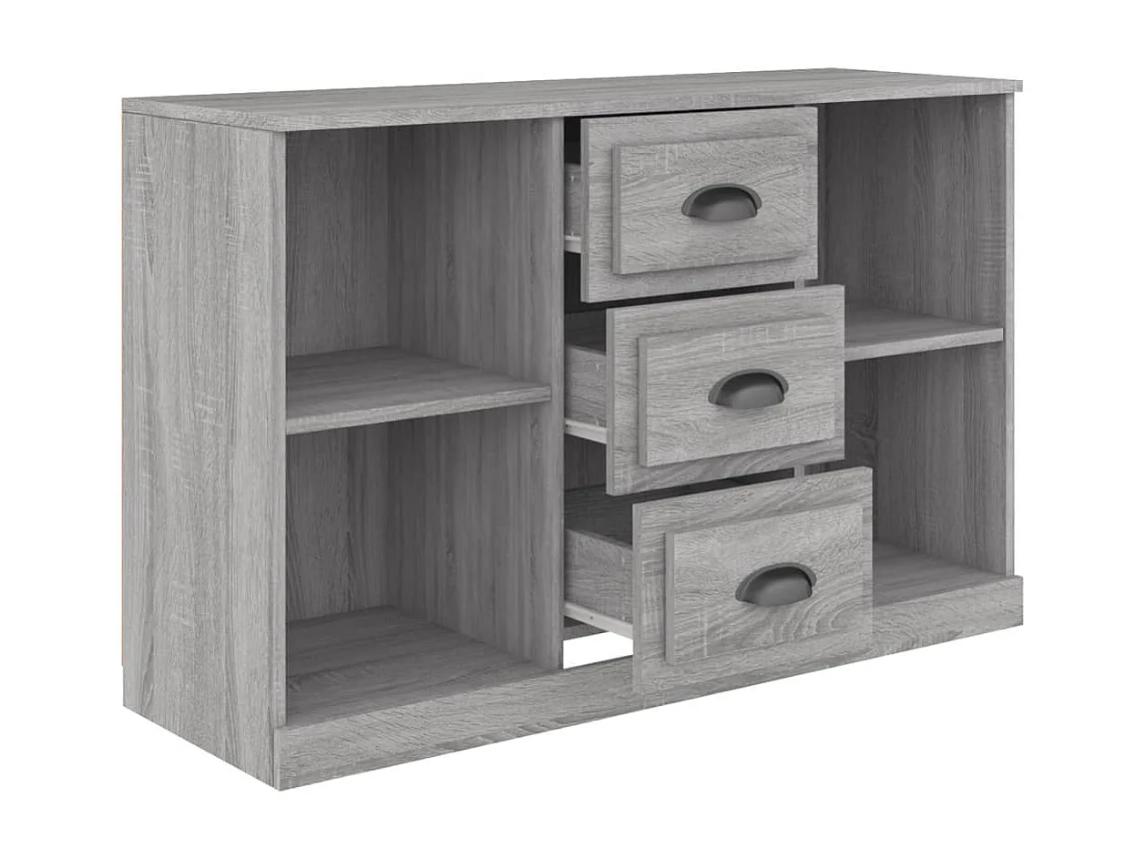 Sideboard Grau Sonoma - Lowboard 104,5x35,5x67,5 cm Holzwerkstoff -RM39679