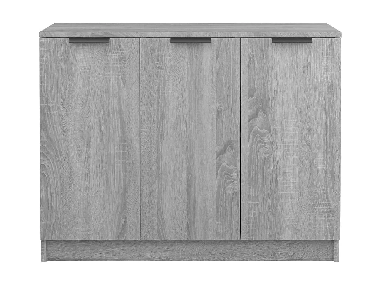 Sideboard Lowboard - Grau Sonoma 90,5x30x70 cm Holzwerkstoff -RM36237