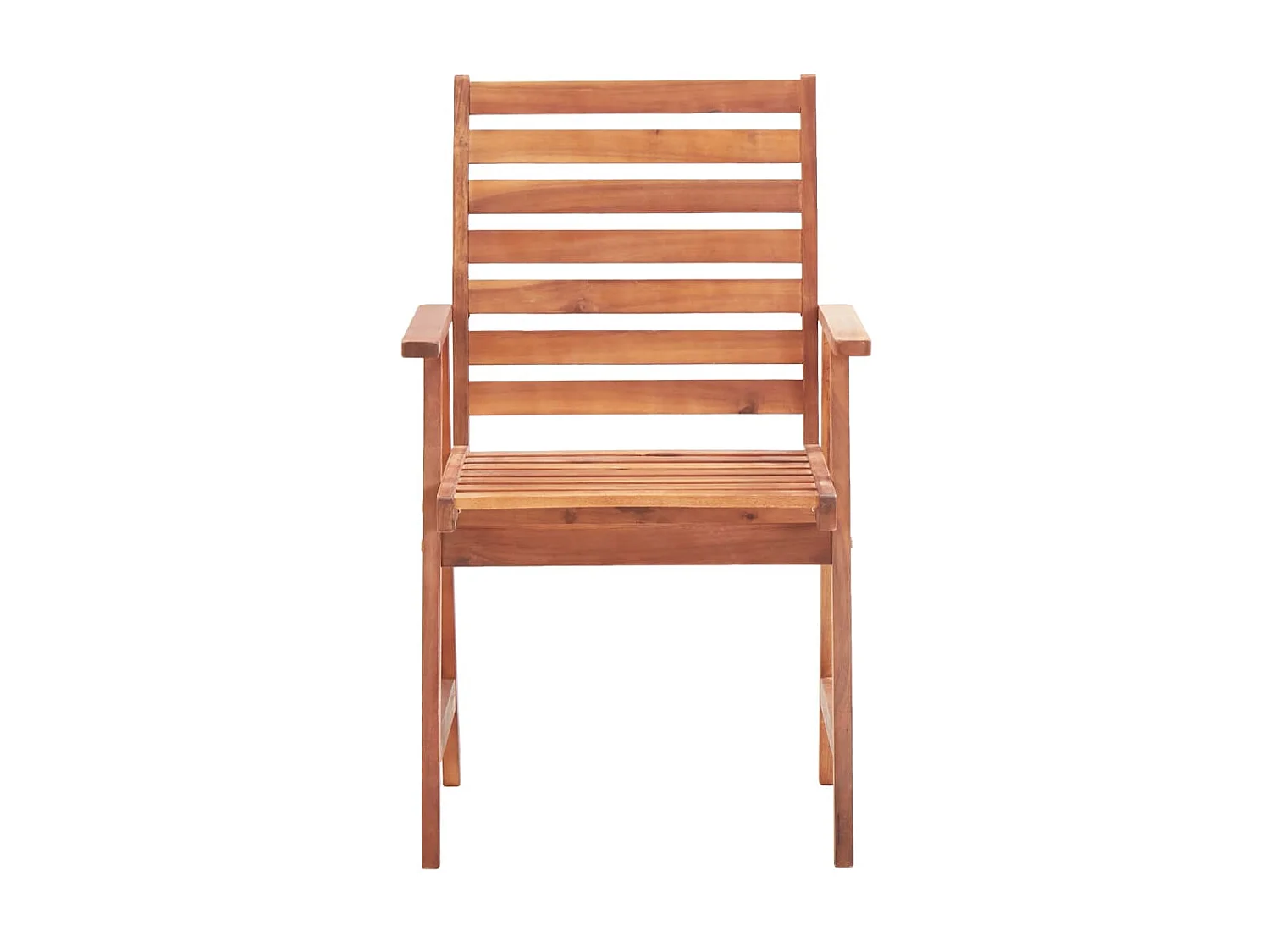 Chaises à dîner d'extérieur 3 pcs avec coussins Acacia massif SEF96133