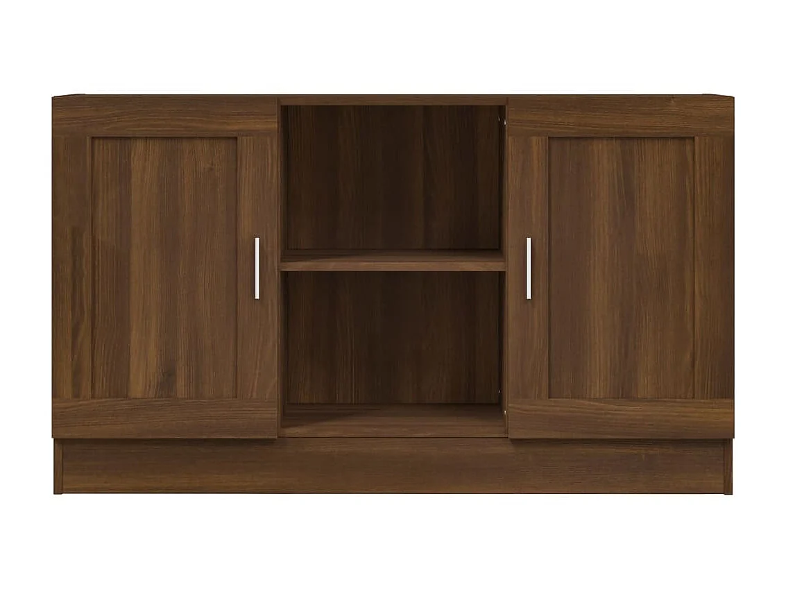 Sideboard Lowboard - Braun Eichen-Optik 120x30,5x70 cm Holzwerkstoff -RM23002