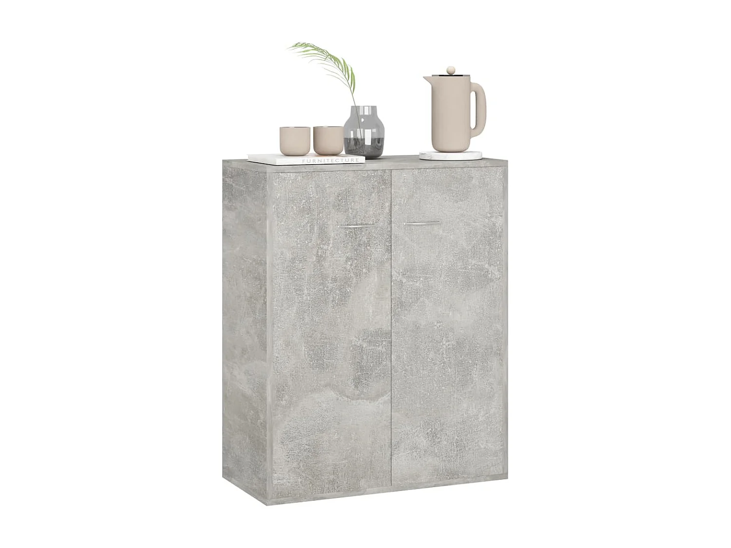 Sideboard Lowboard - Betongrau 60x30x75 cm Holzwerkstoff -RM23286