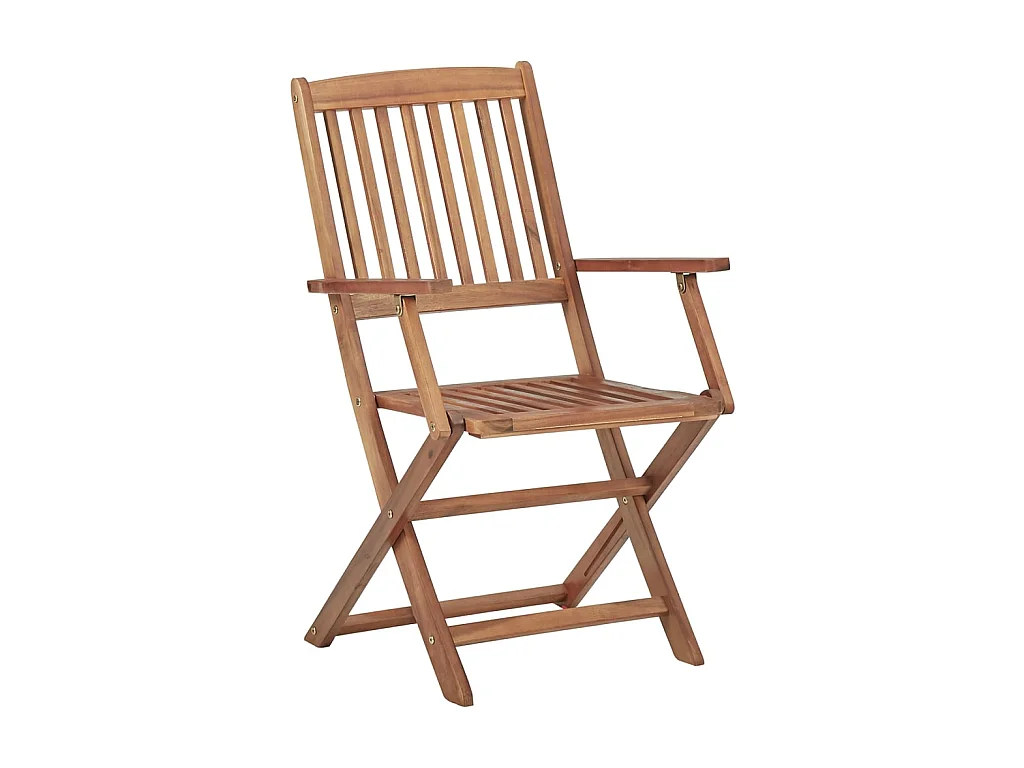 Klappbare Gartenstühle 8 Stk.| Outdoor-Stuhl Massivholz Akazie -gkd659466