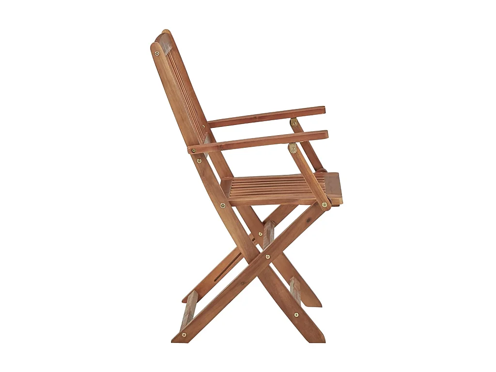 Klappbare Gartenstühle 8 Stk.| Outdoor-Stuhl Massivholz Akazie -gkd659466