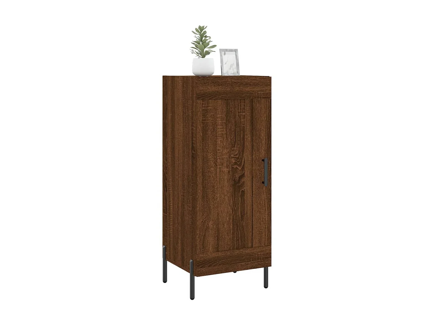 Sideboard Lowboard - Braun Eichen-Optik 34,5x34x90 cm Holzwerkstoff -RM22242