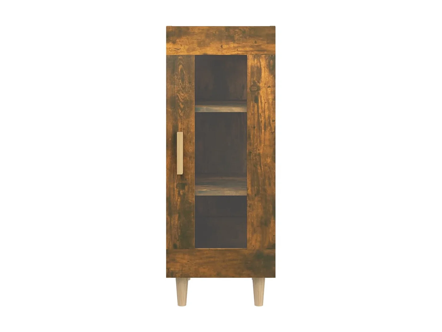 Sideboard Anrichte Räuchereiche 34,5x34x90 cm Holzwerkstoff -RM74845