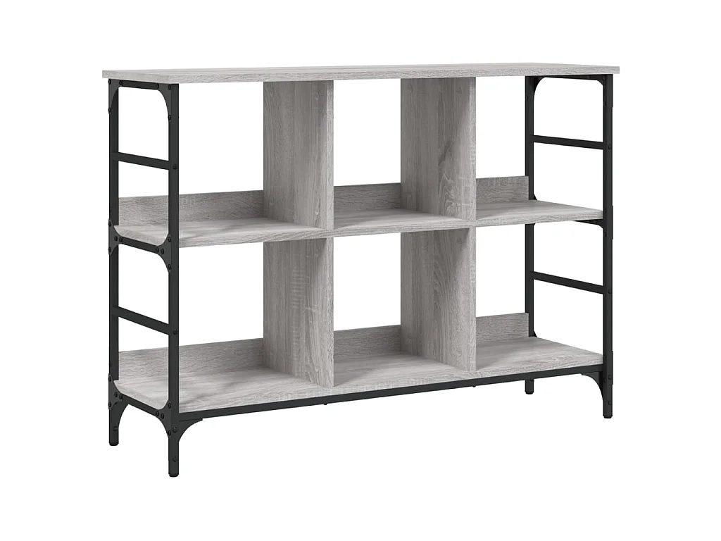 Sideboard Grau Sonoma - Lowboard 102x32x73,5 cm Holzwerkstoff -RM21090