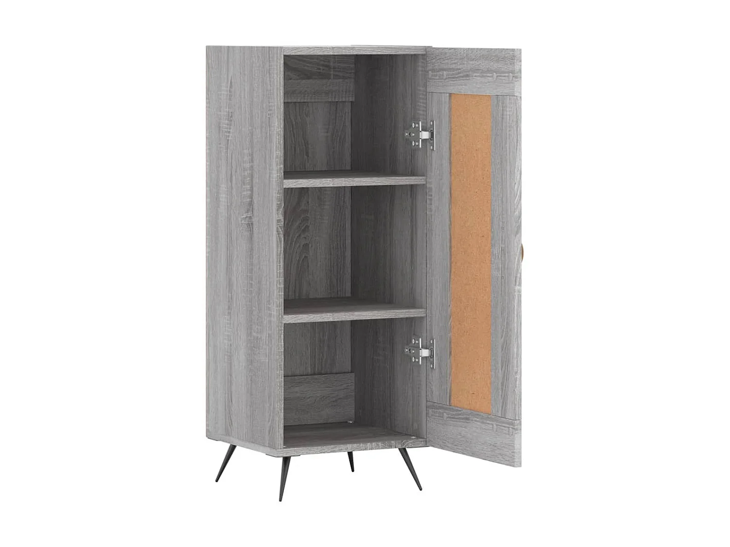 Sideboard Grau Sonoma - Lowboard 34,5x34x90 cm Holzwerkstoff -RM26202