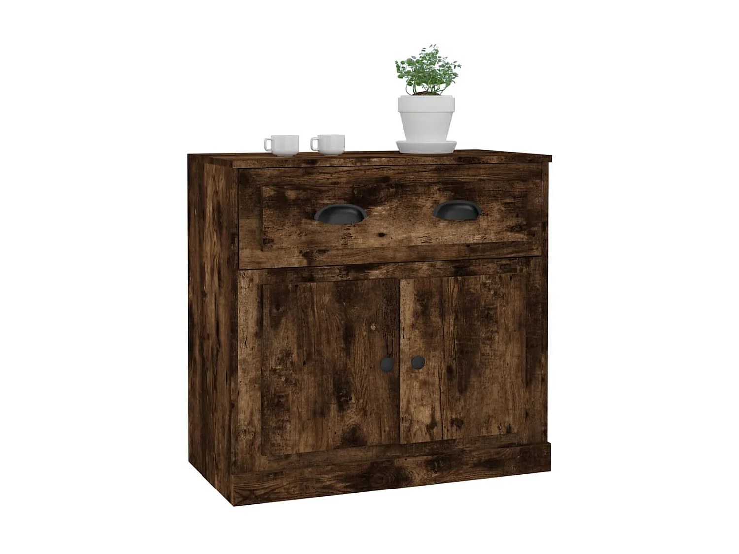 Sideboard Anrichte Räuchereiche 70x35,5x67,5 cm Holzwerkstoff -RM76825