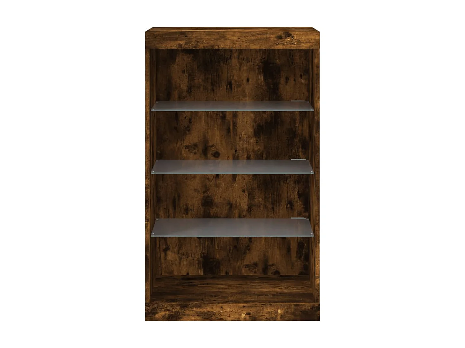 Sideboard mit LED-Leuchten Anrichte Räuchereiche 60,5x37x100 cm -RM74702