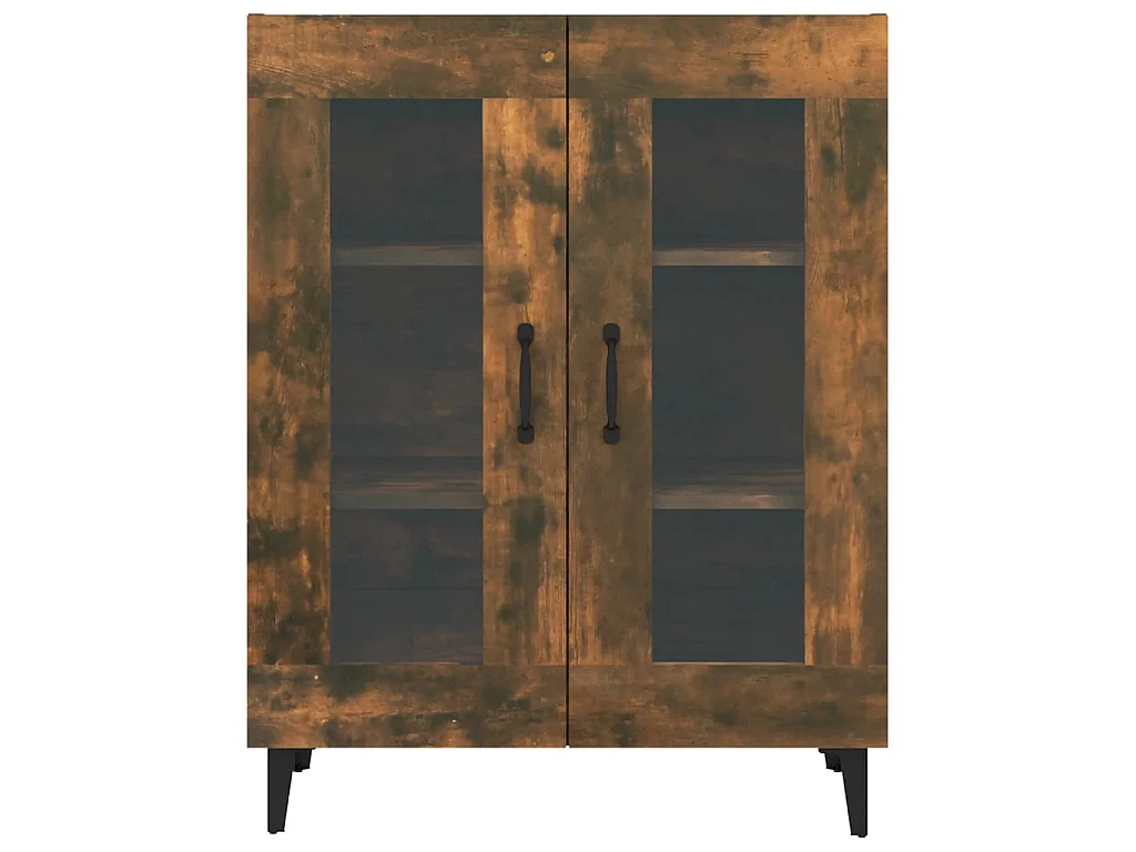 Sideboard Anrichte Räuchereiche 69,5x34x90 cm Holzwerkstoff -RM35138