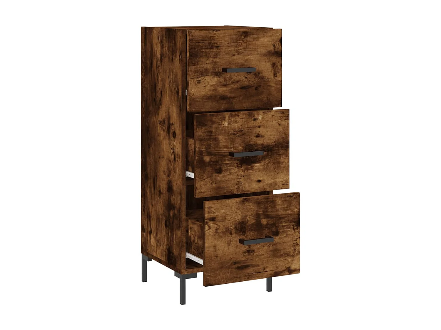 Sideboard Anrichte Räuchereiche 34,5x34x90 cm Holzwerkstoff -RM71259