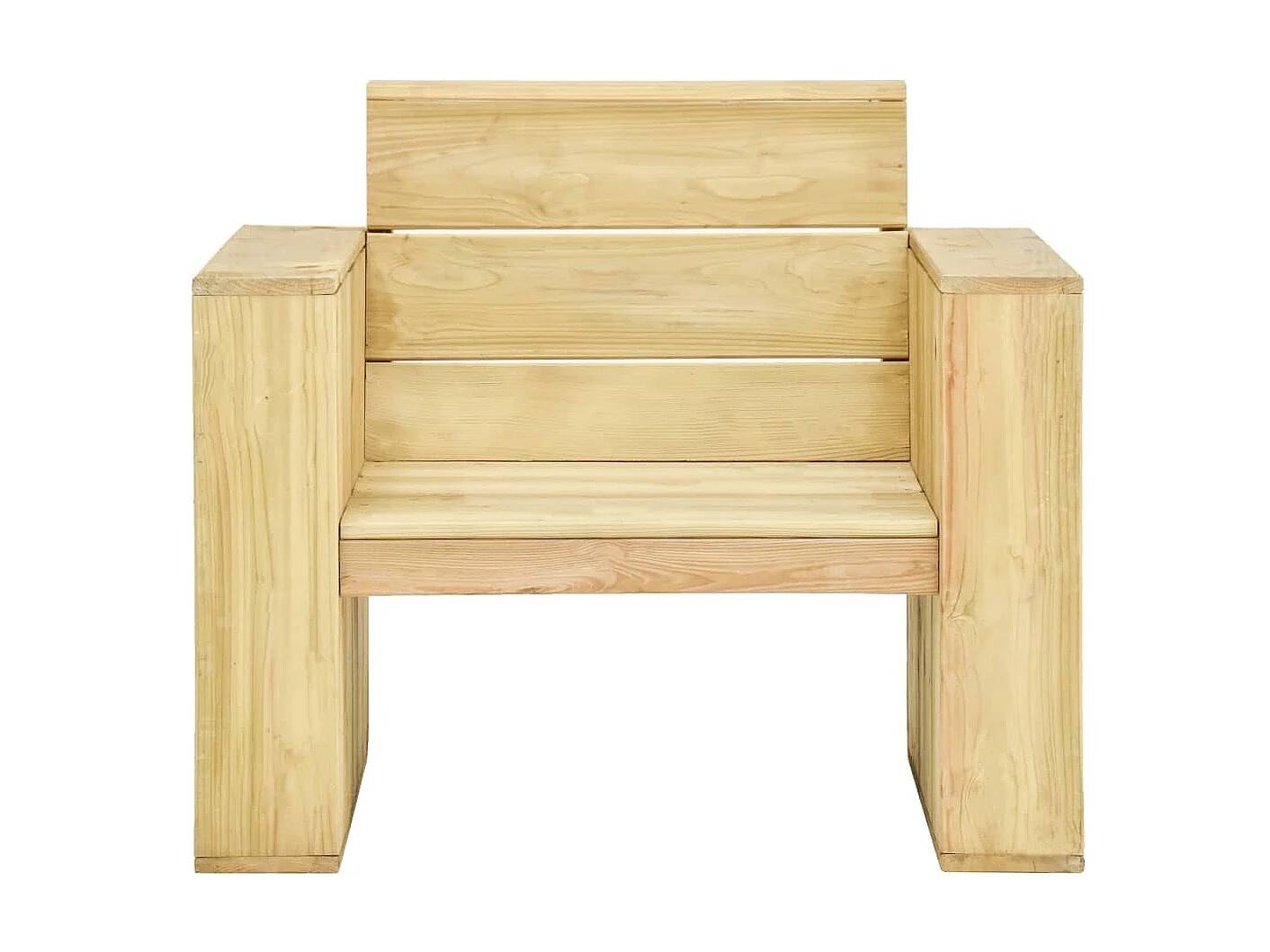 Chaises de jardin 2 pcs 89x76x76 cm Bois de pin imprégné SEF80703