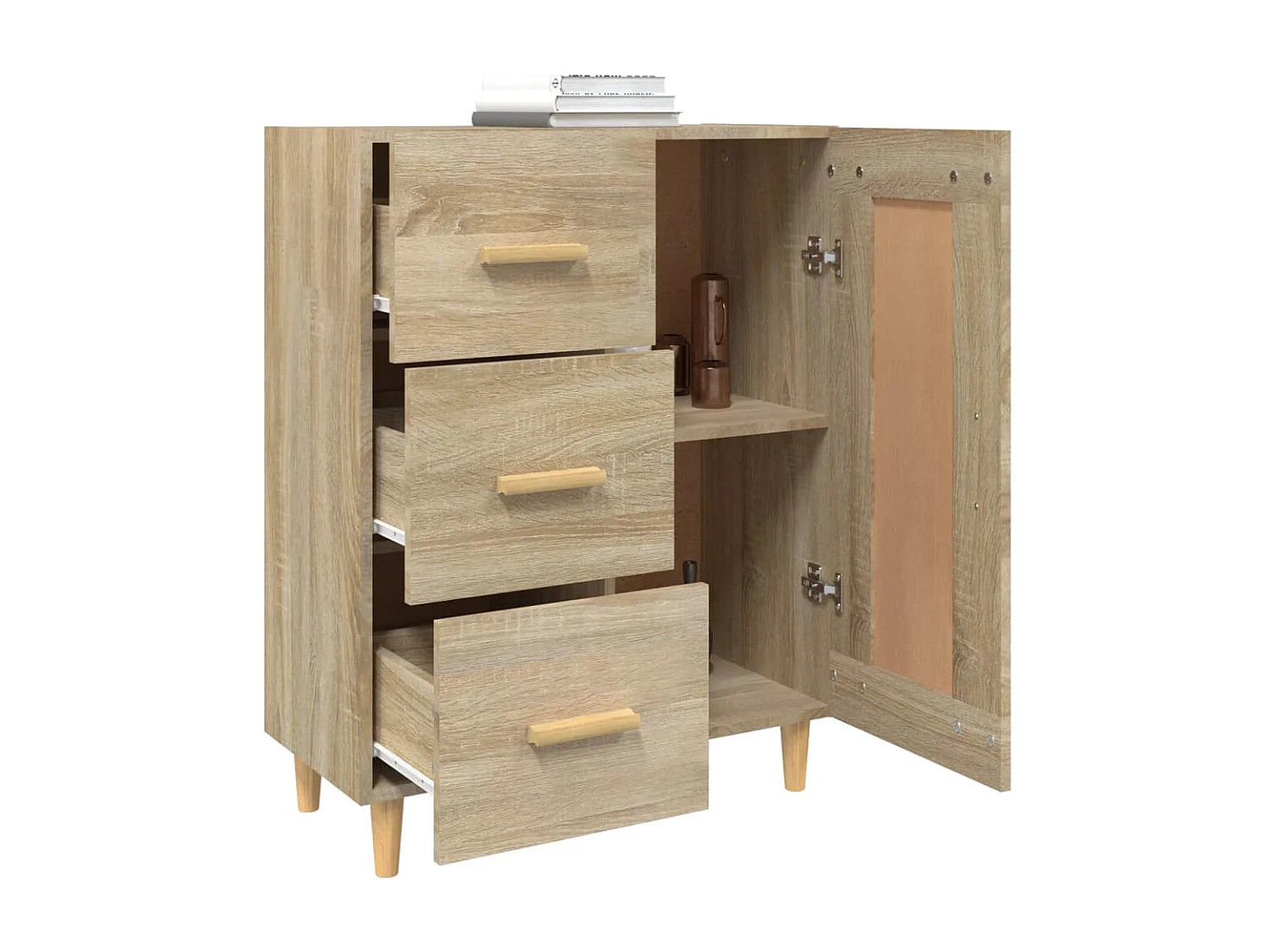 Sideboard Anrichte Sonoma-Eiche 69,5x34x90 cm Holzwerkstoff -RM99715