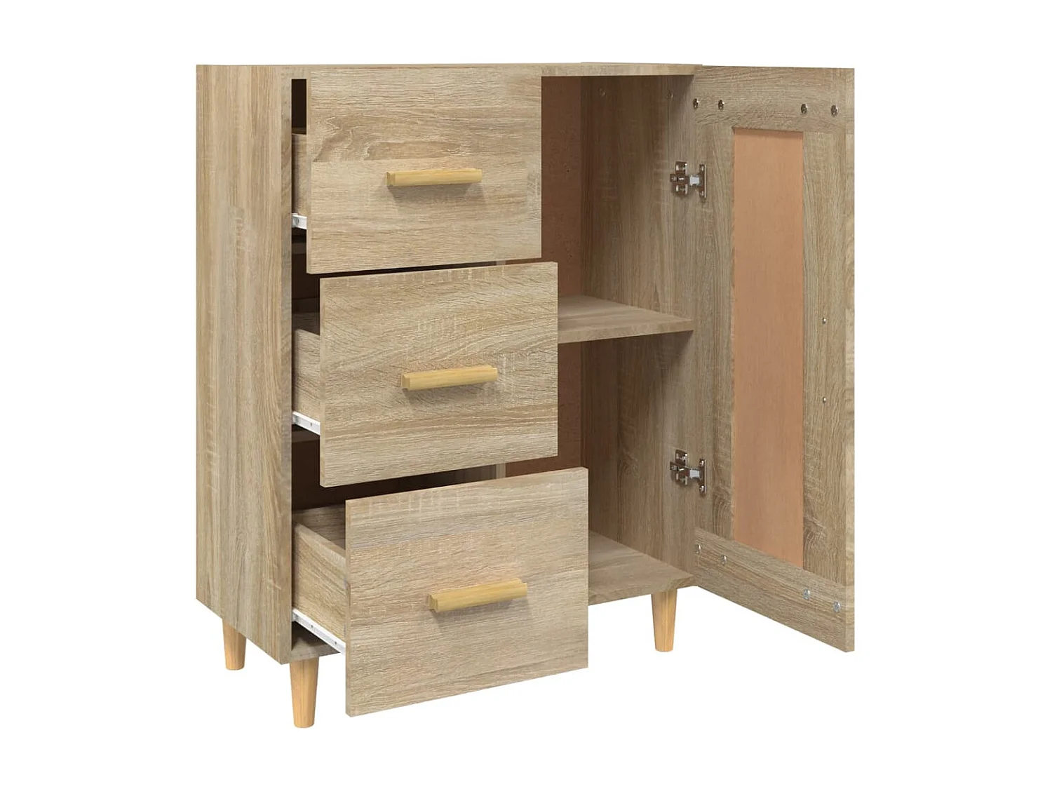 Sideboard Anrichte Sonoma-Eiche 69,5x34x90 cm Holzwerkstoff -RM99715