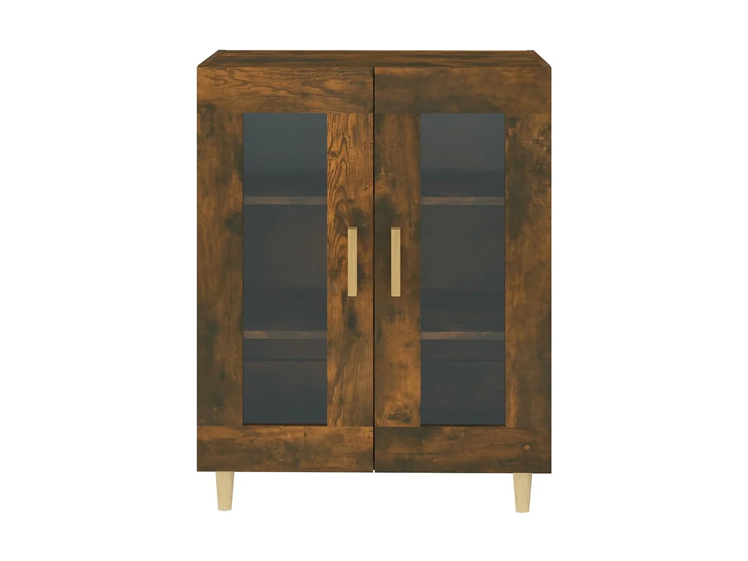 Sideboard Anrichte Räuchereiche 69,5x34x90 cm Holzwerkstoff -RM97561