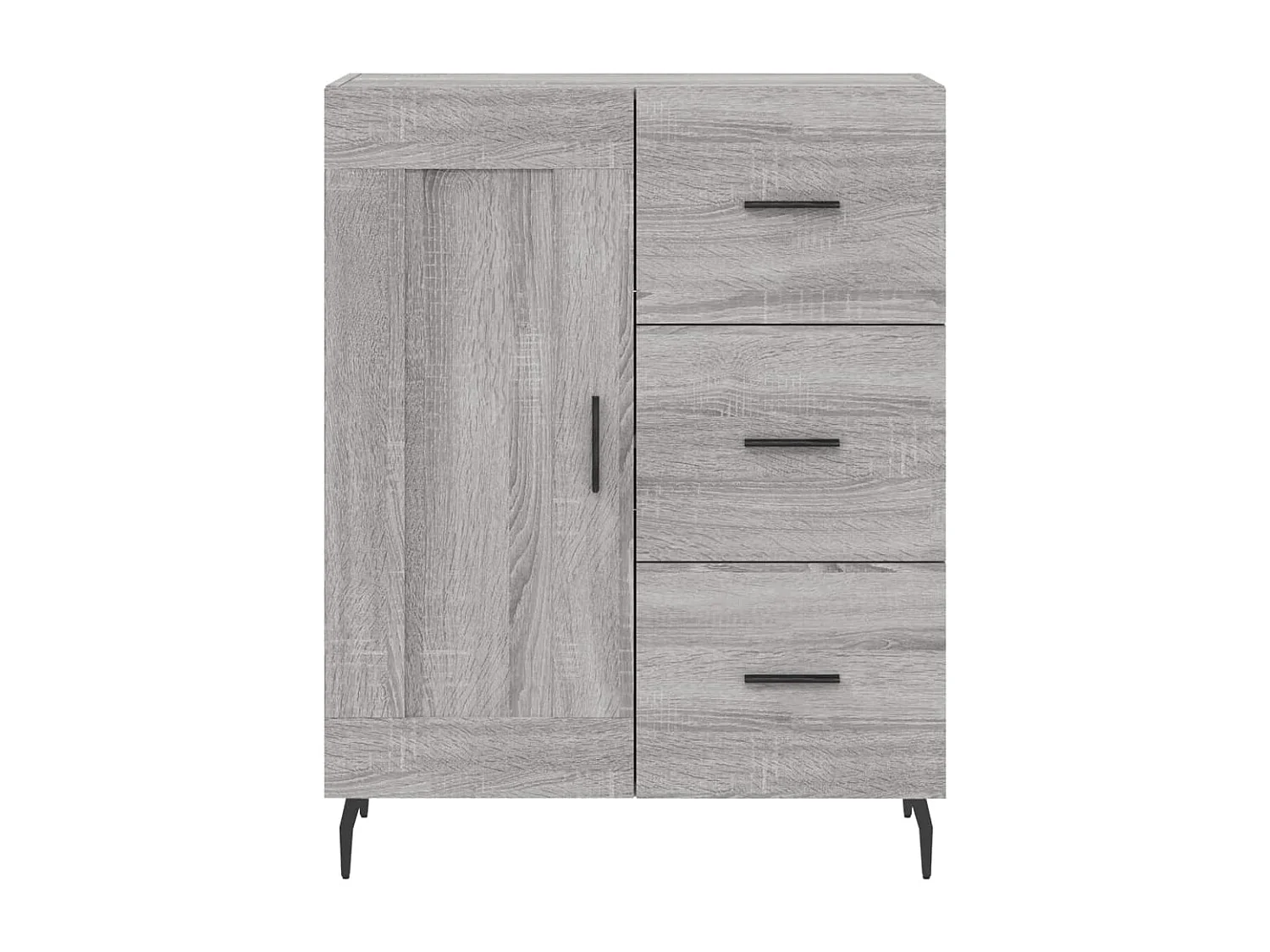 Sideboard Grau Sonoma - Lowboard 69,5x34x90 cm Holzwerkstoff -RM65724