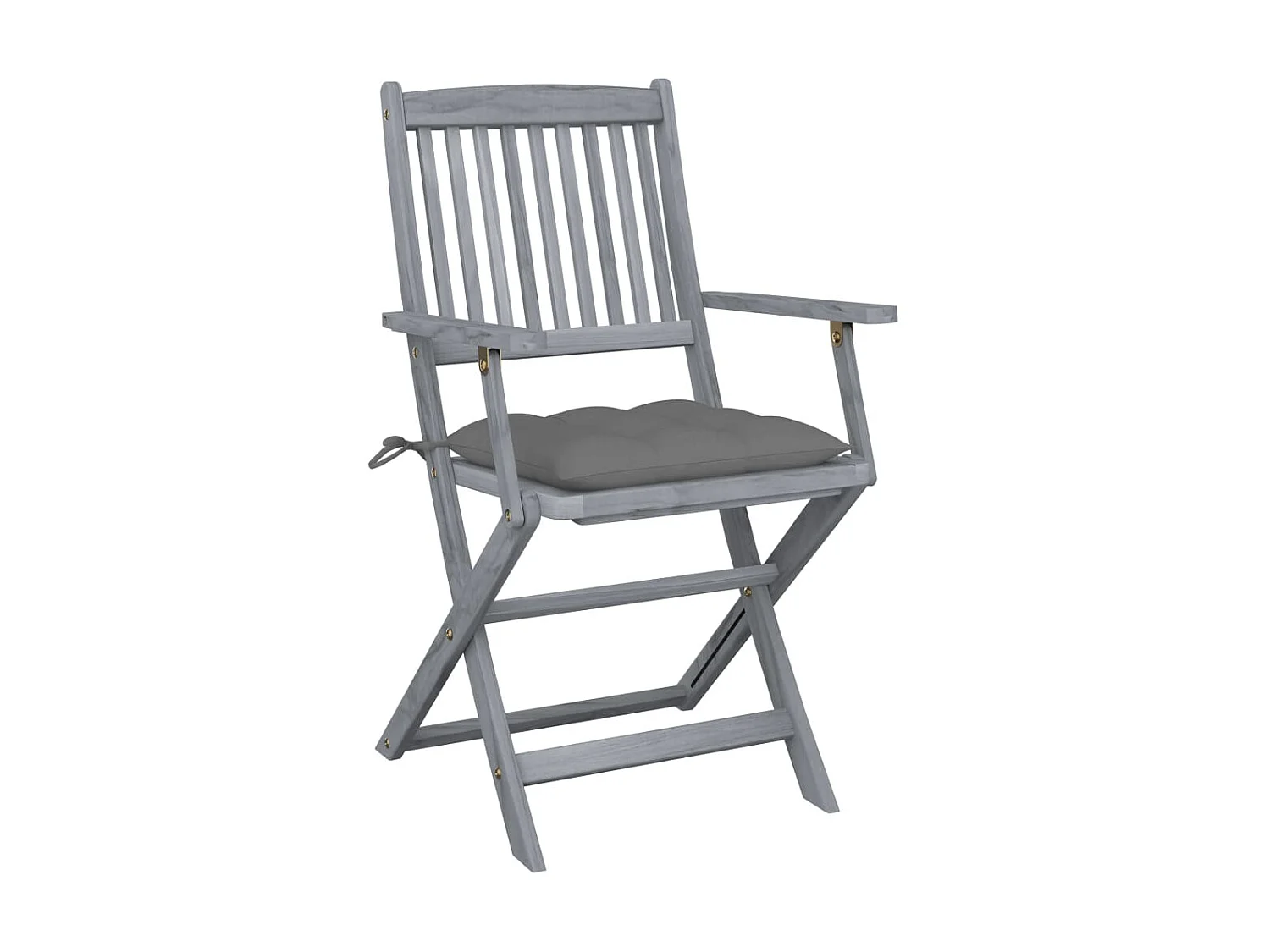 Klappbare Gartenstühle 4 Stk.| Outdoor-Stuhl mit Kissen Massivholz Akazie -gkd931678