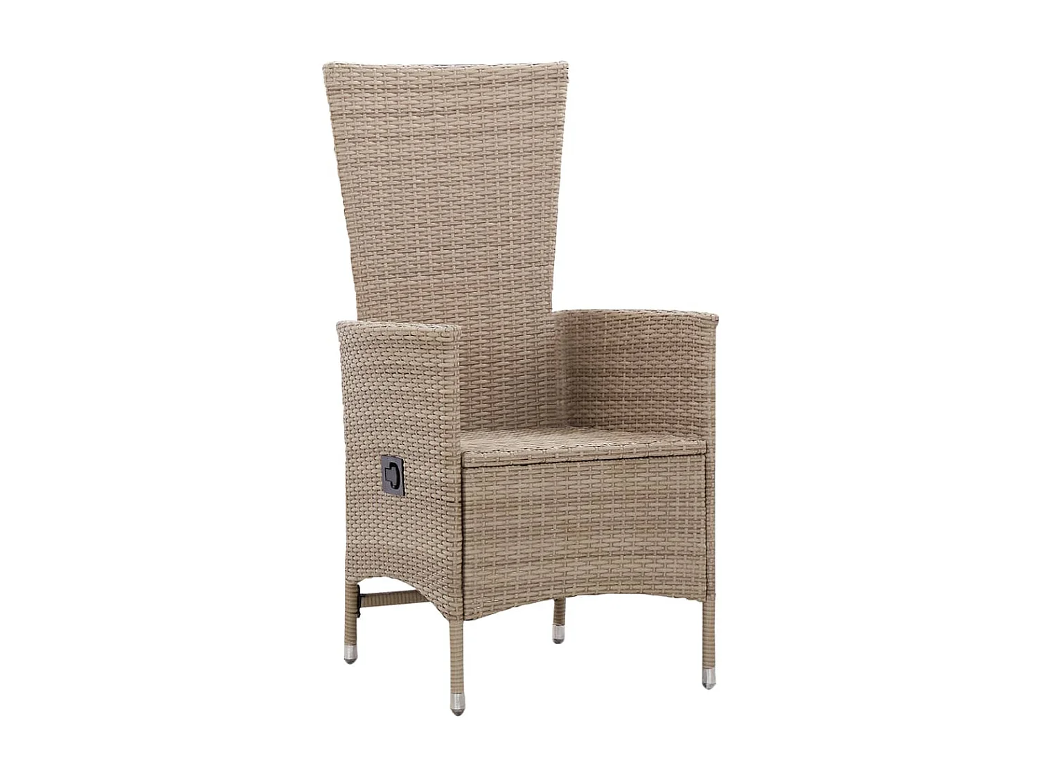 Tuinstoelen 2 st met kussens poly rattan beige NL94188