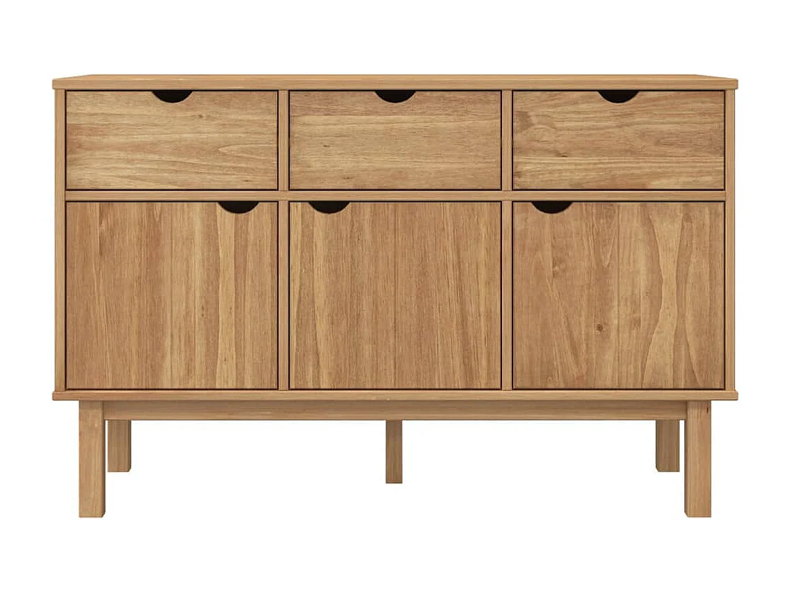 Sideboard Anrichte OTTA 114x43x73,5 cm Massivholz Kiefer -RM96792