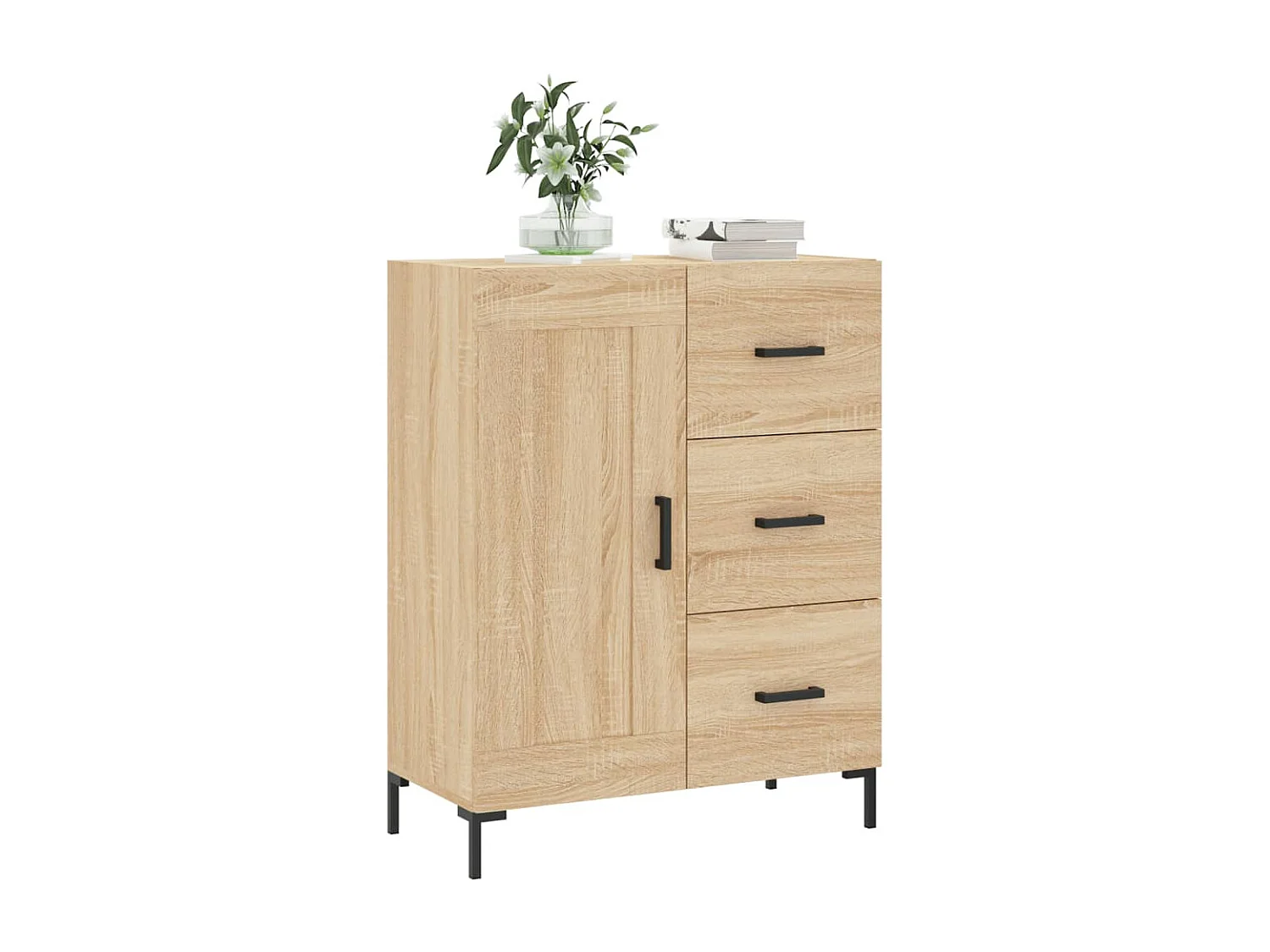 Sideboard Anrichte Sonoma-Eiche 69,5x34x90 cm Holzwerkstoff -RM60703