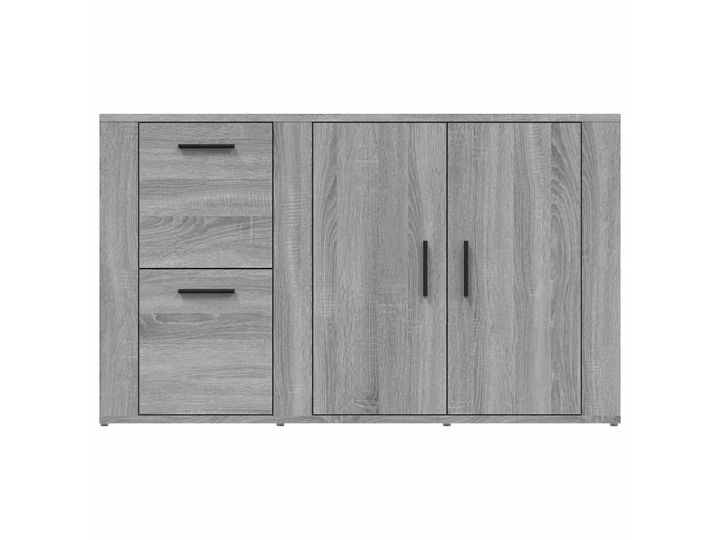 Sideboard Grau Sonoma - Lowboard 100x33x59,5 cm Holzwerkstoff -RM14238