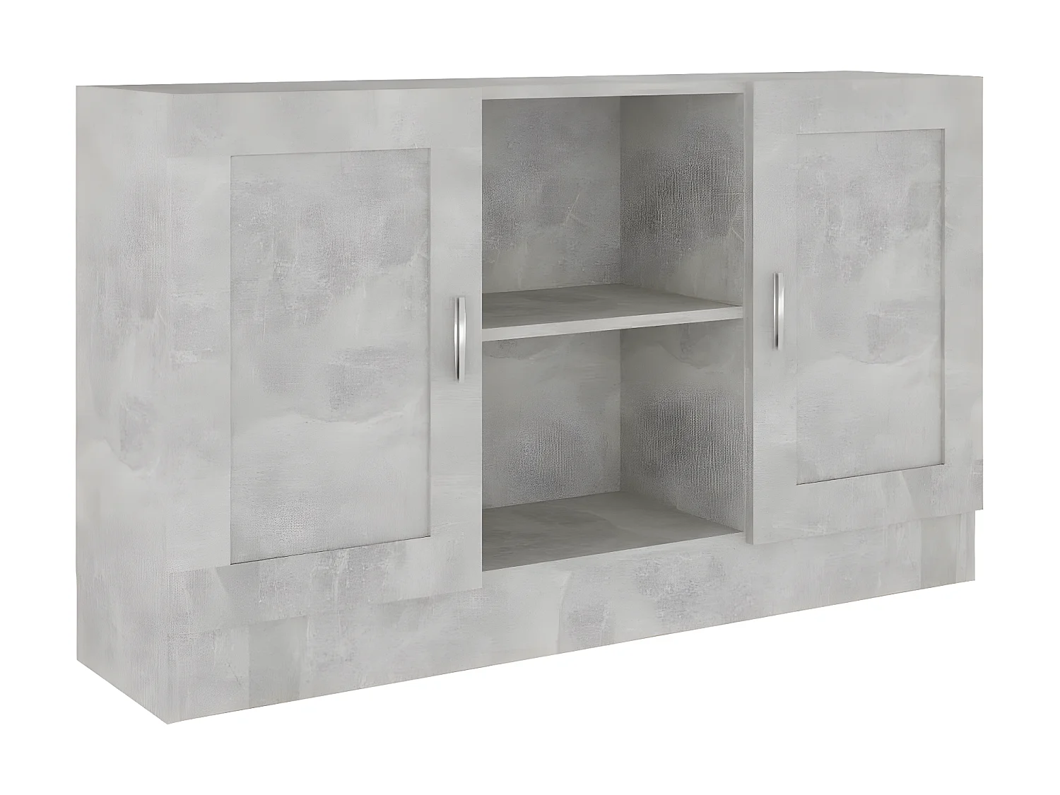 Sideboard Lowboard - Betongrau 120x30,5x70 cm Holzwerkstoff -RM53224