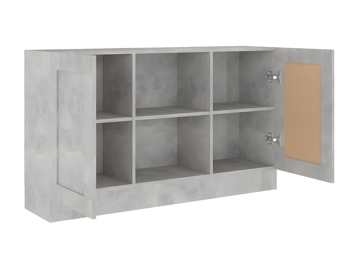 Sideboard Lowboard - Betongrau 120x30,5x70 cm Holzwerkstoff -RM53224
