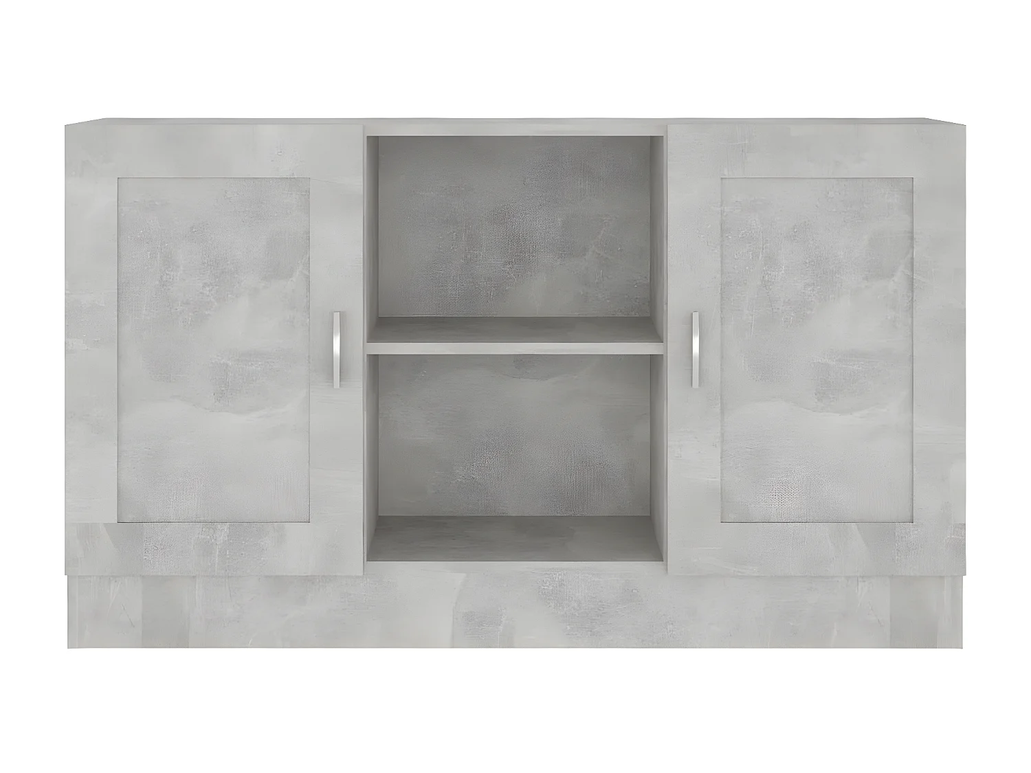 Sideboard Lowboard - Betongrau 120x30,5x70 cm Holzwerkstoff -RM53224