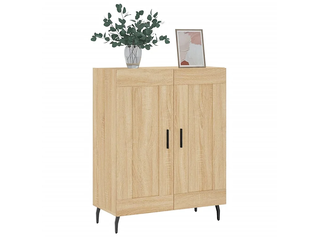 Sideboard Anrichte Sonoma-Eiche 69,5x34x90 cm Holzwerkstoff -RM66276