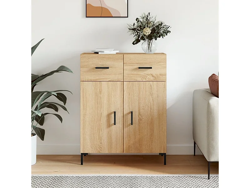 Sideboard Anrichte Sonoma-Eiche 69,5x34x90 cm Holzwerkstoff -RM43773