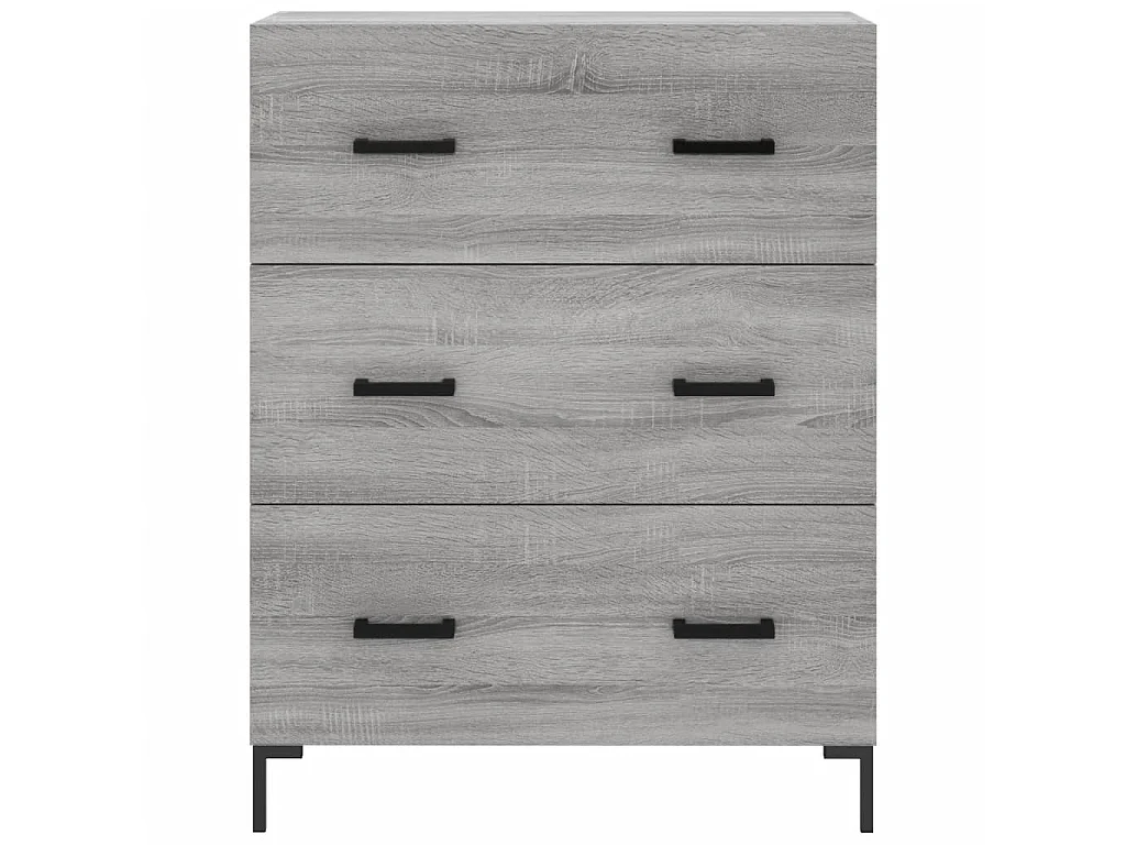 Sideboard Grau Sonoma - Lowboard 69,5x34x90 cm Holzwerkstoff -RM23613